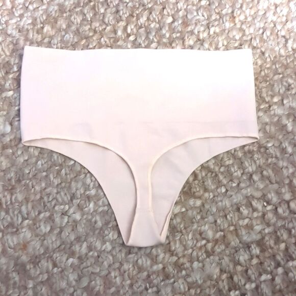 2 pairs Spanx Everyday Shaping Panties Thong High Waist Nude Seamless SM - Picture 6 of 8
